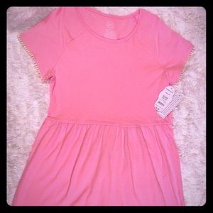 NEW w/Tags Girls Pink Cotton Dress
